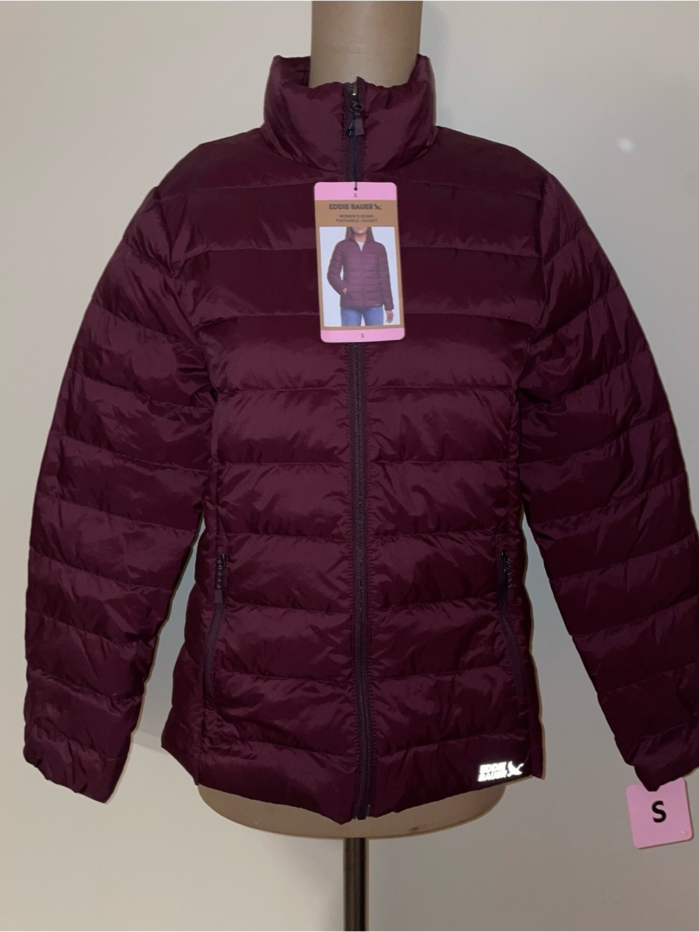 Eddie Bauer Women's Quilted Packable Puffer Jacket - Wine